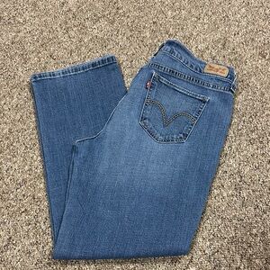 Levi's Blue Straight Leg Jeans